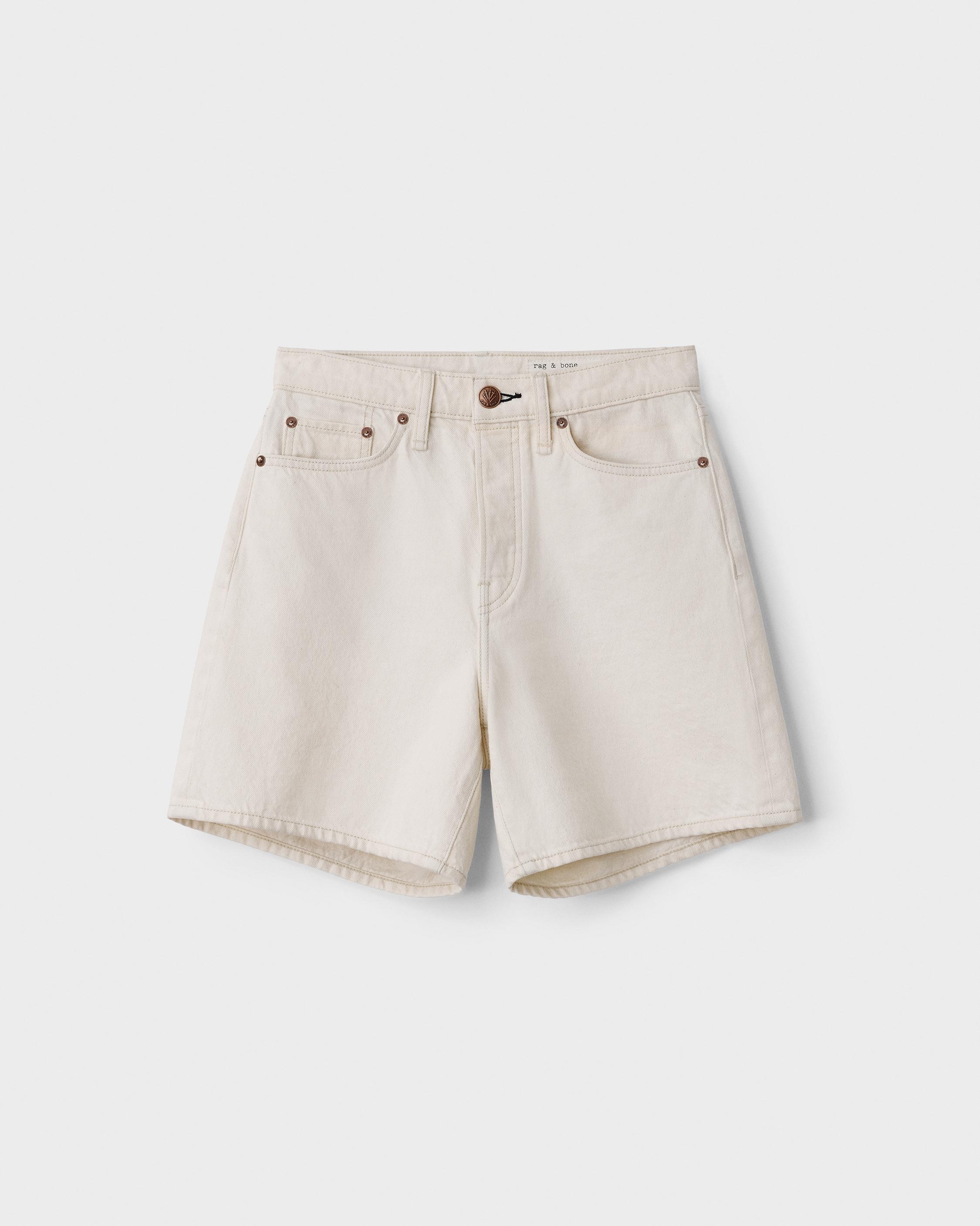 Maya High-Rise 6" Short - Ecru
Relaxed Fit Light Natural Jean Short - 1