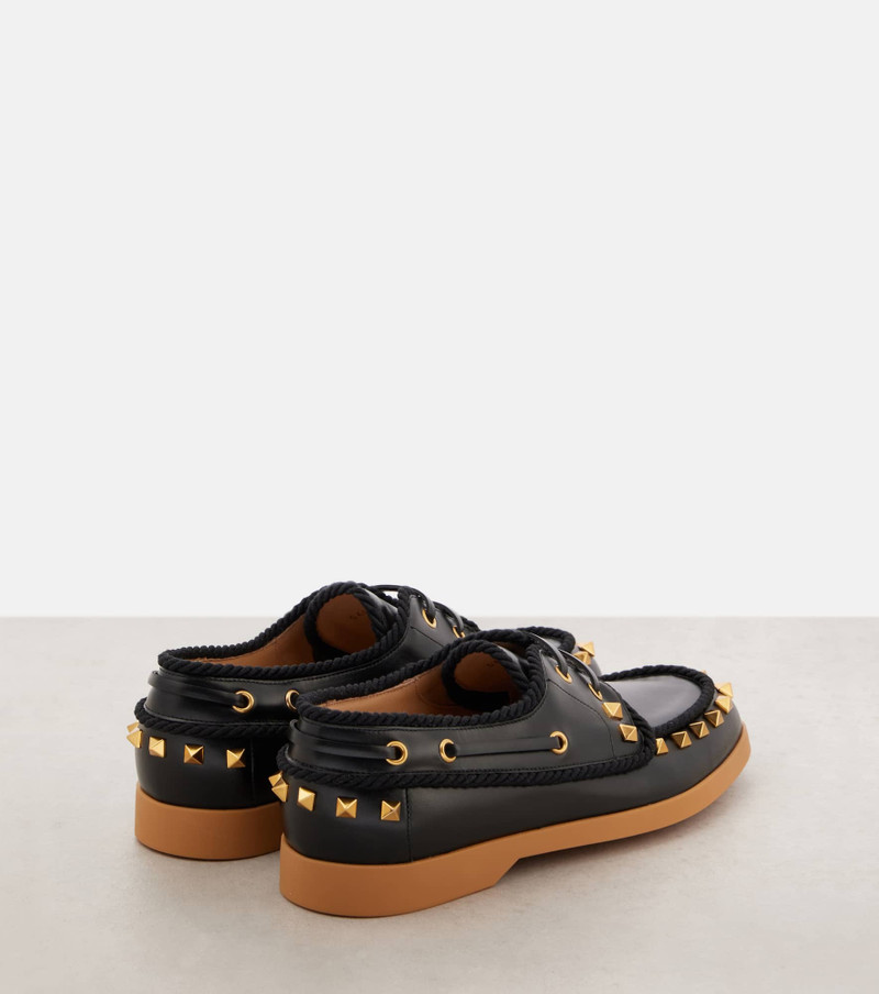 Valentino Palm Avenue leather boat shoes outlook