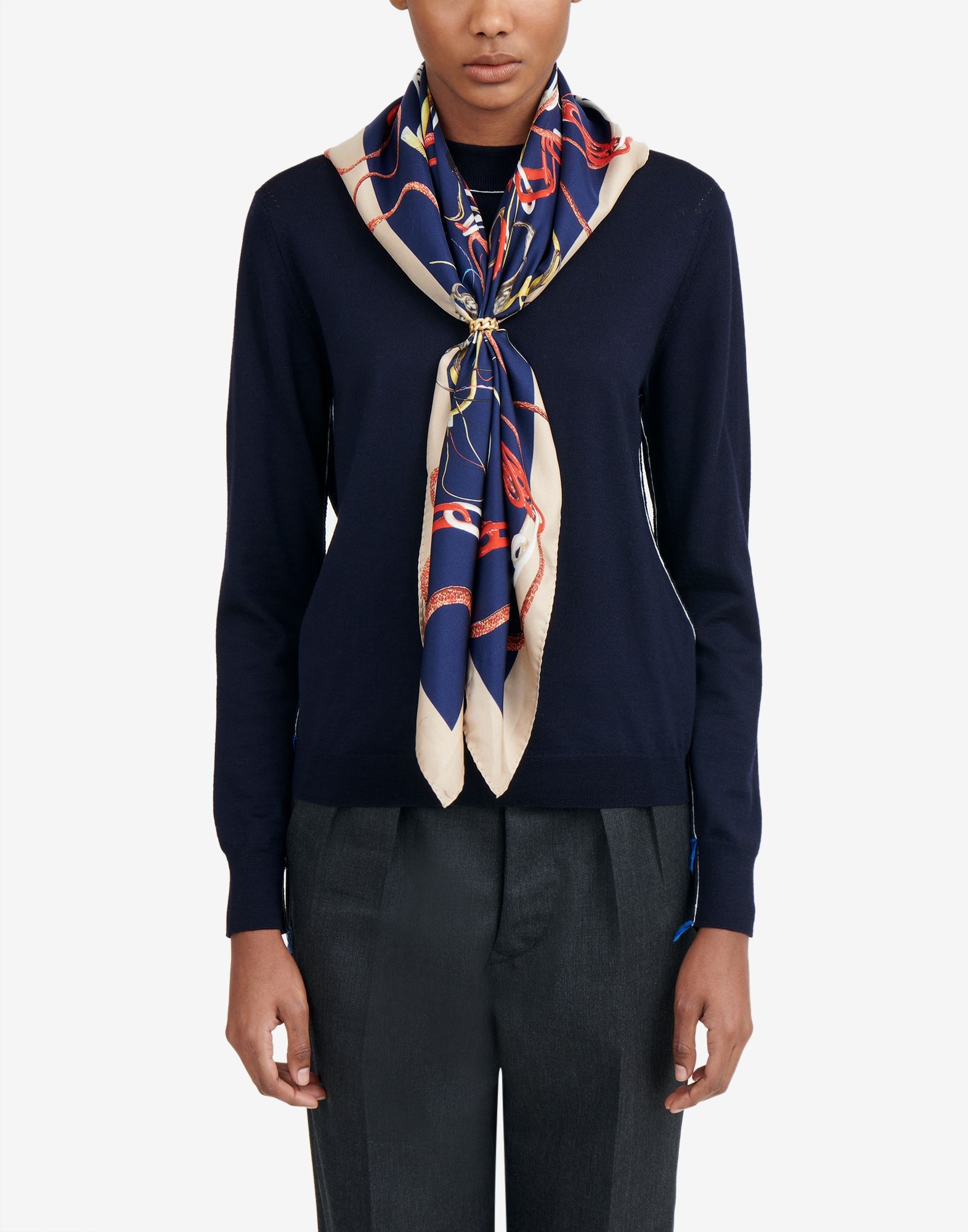 Silk twill scarf - 4