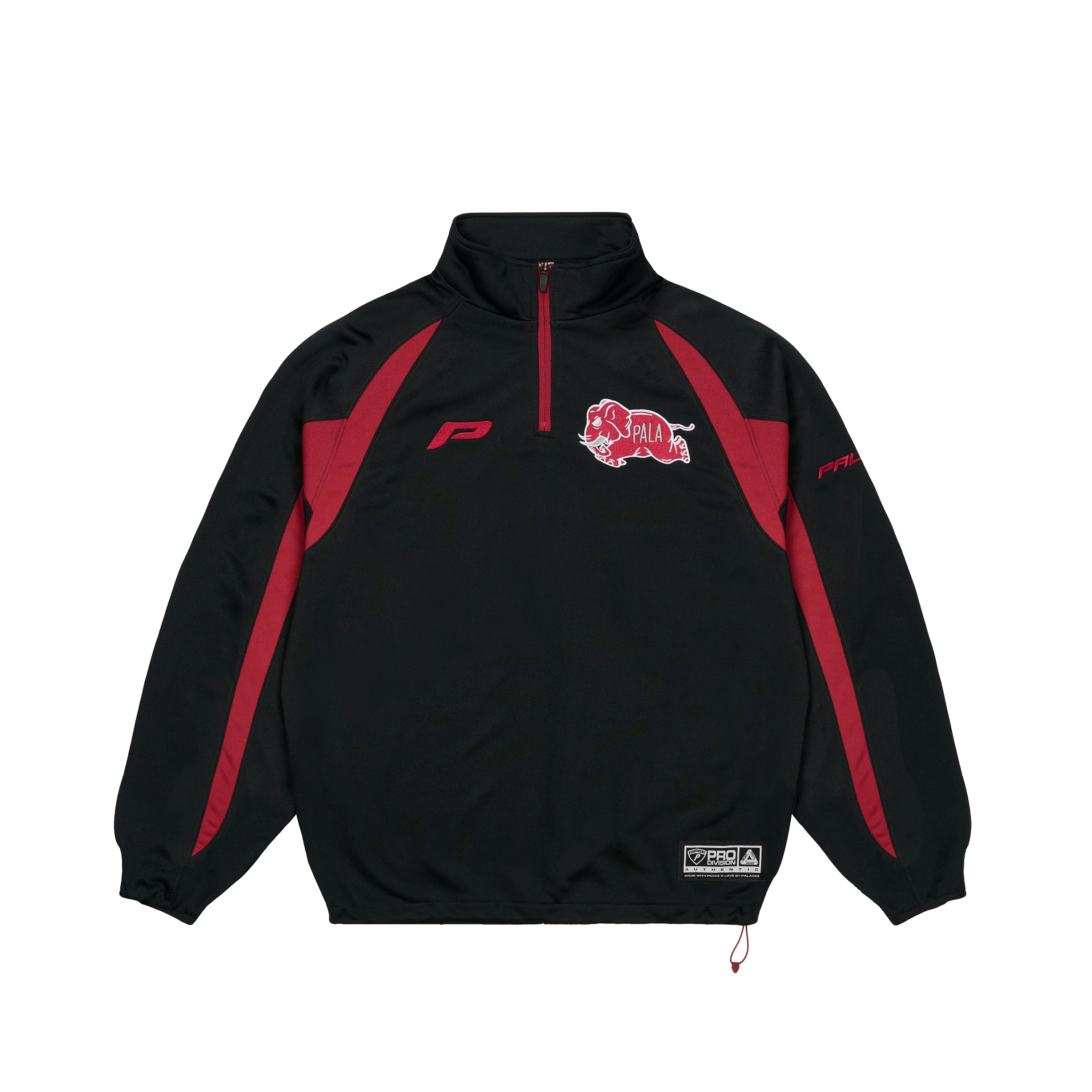 PALABAMA QUARTER ZIP BLACK - 1