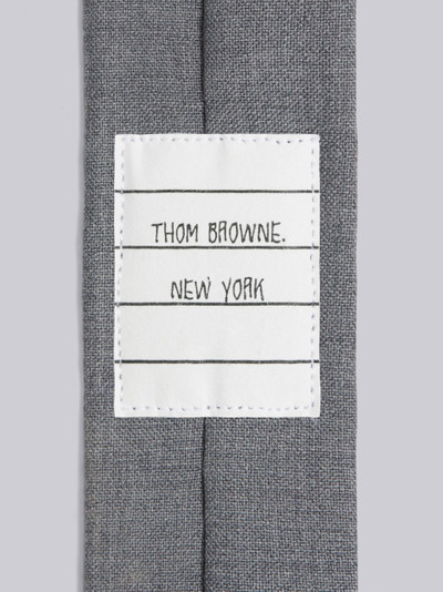 Thom Browne Medium Grey Plain Weave 4-Bar Tie outlook