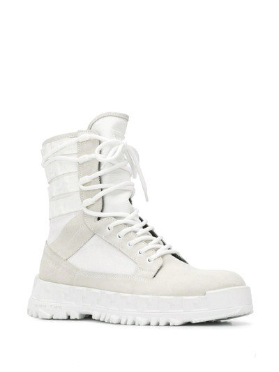 VERSACE mid-calf lace-up sneakers outlook