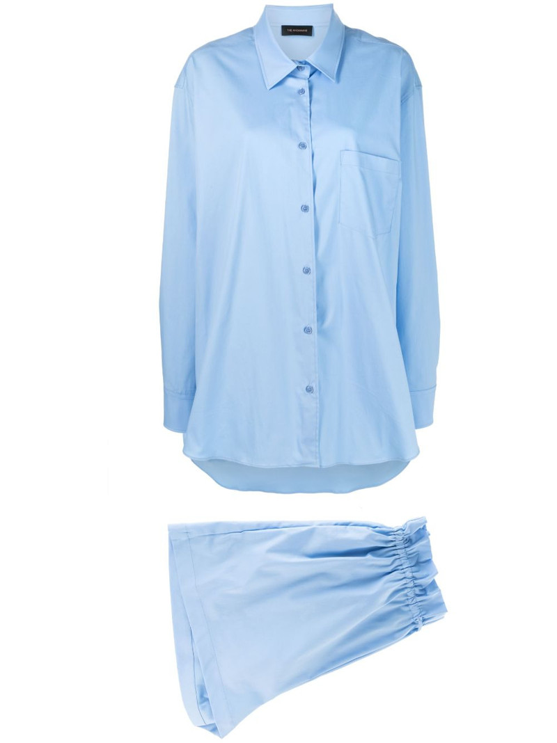 drawstring waist poplin shorts 1