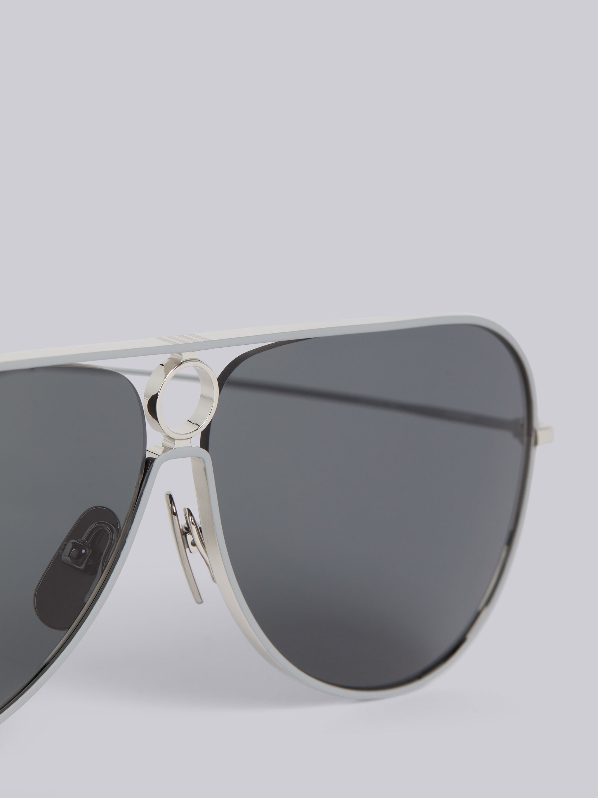 TB115 - Silver Aviator Sunglasses - 2