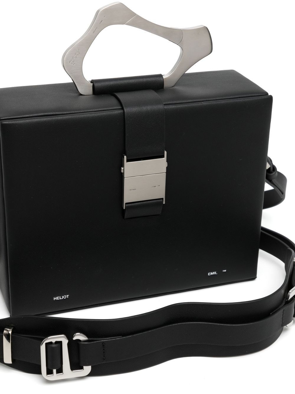 Box leather shoulder bag - 4