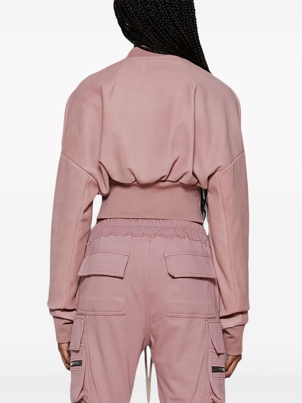 cropped bomber jacket - 5