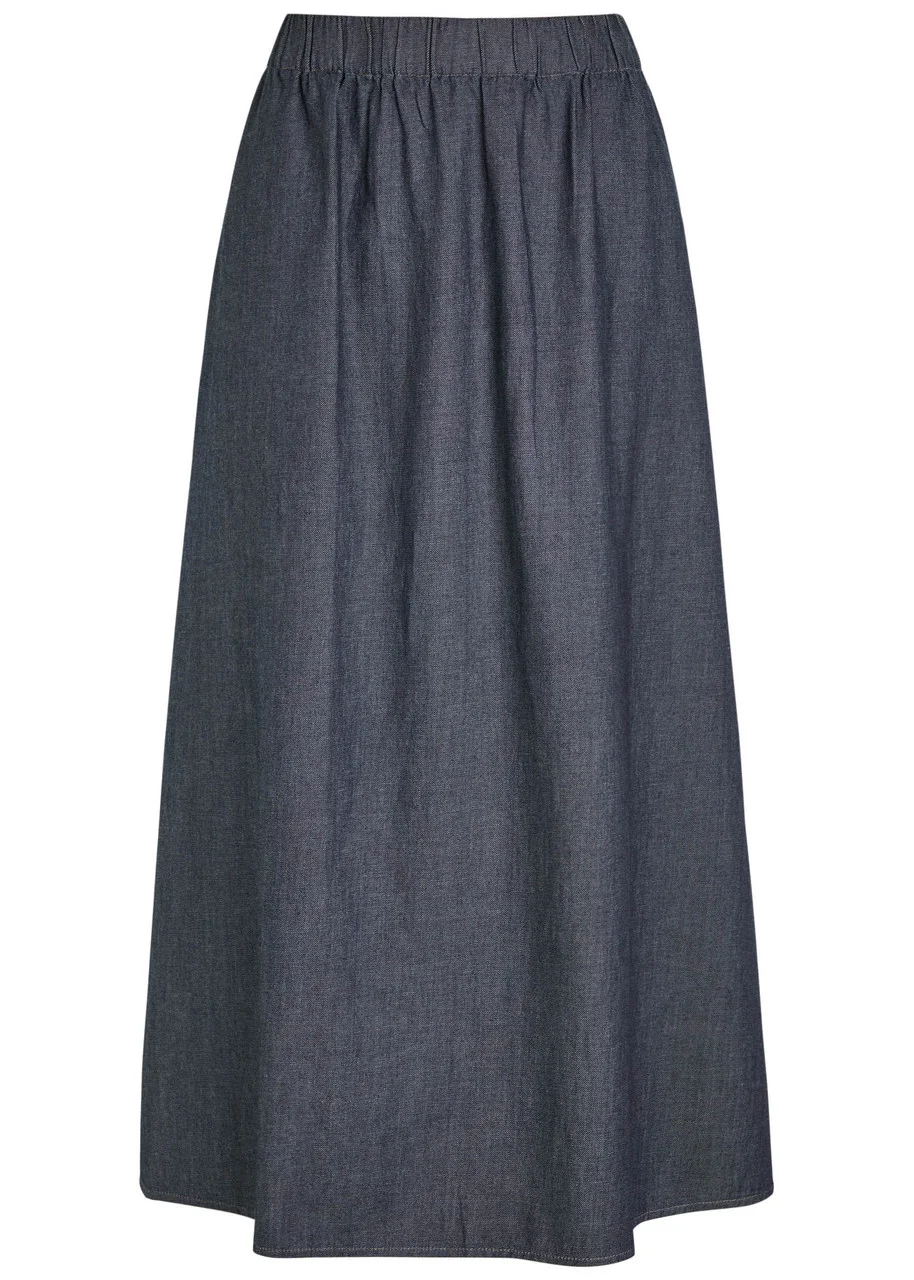 Eileen Fisher Denim Midi Skirt - 1