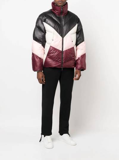 Neil Barrett colour-block puffer jacket outlook