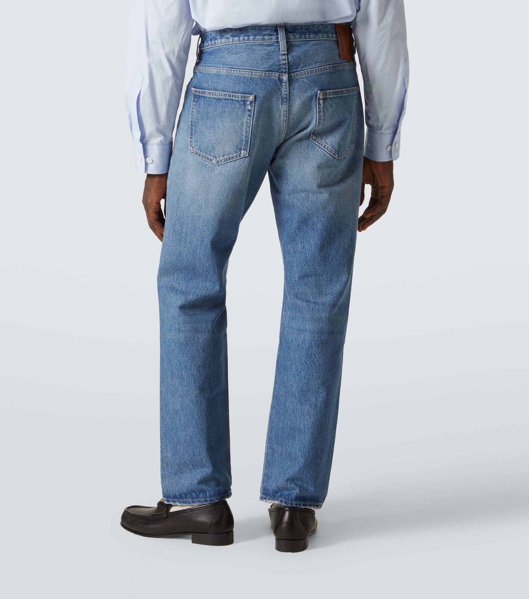 Faded straight jeans - 4