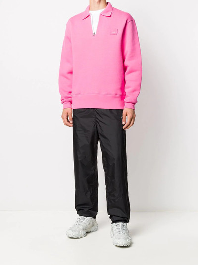 Acne Studios logo-tape track pants outlook