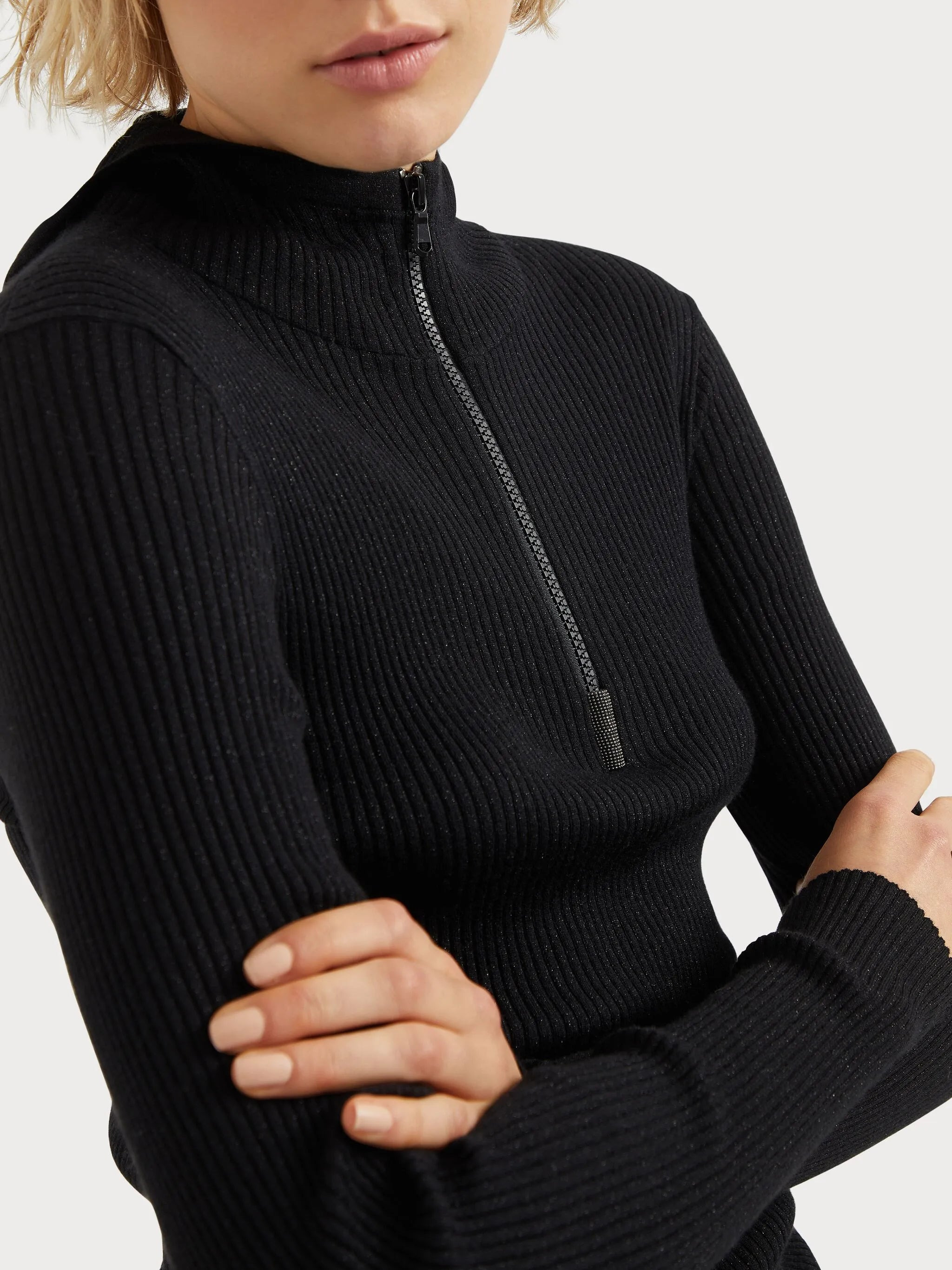 Brunello Cucinelli Hooded Ribbed Knit Sweater - 6