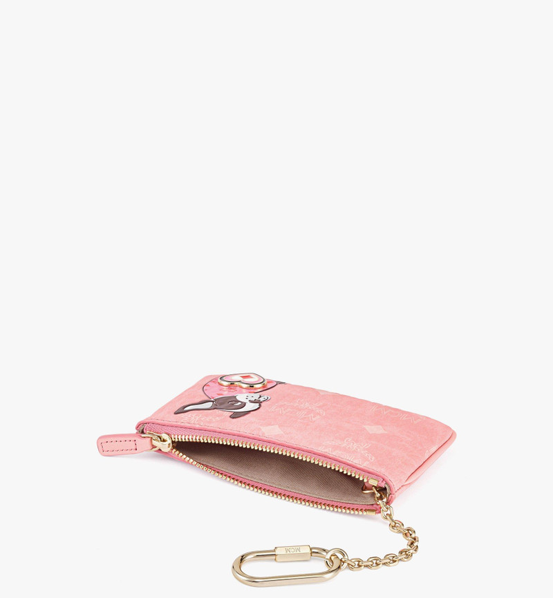 MCM Key Pouch in Visetos outlook