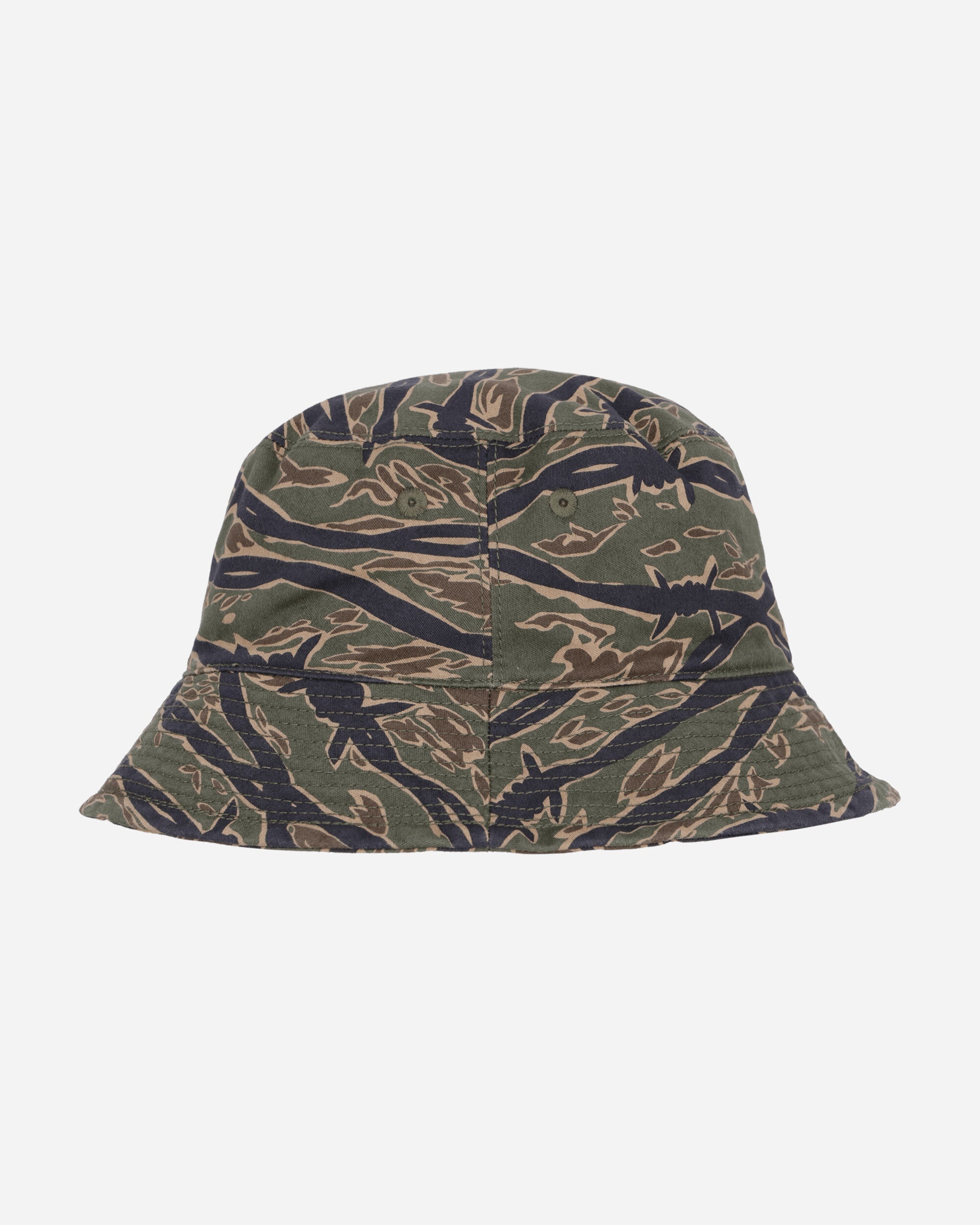 Barbed Wire Camo Bucket Hat Khaki - 5