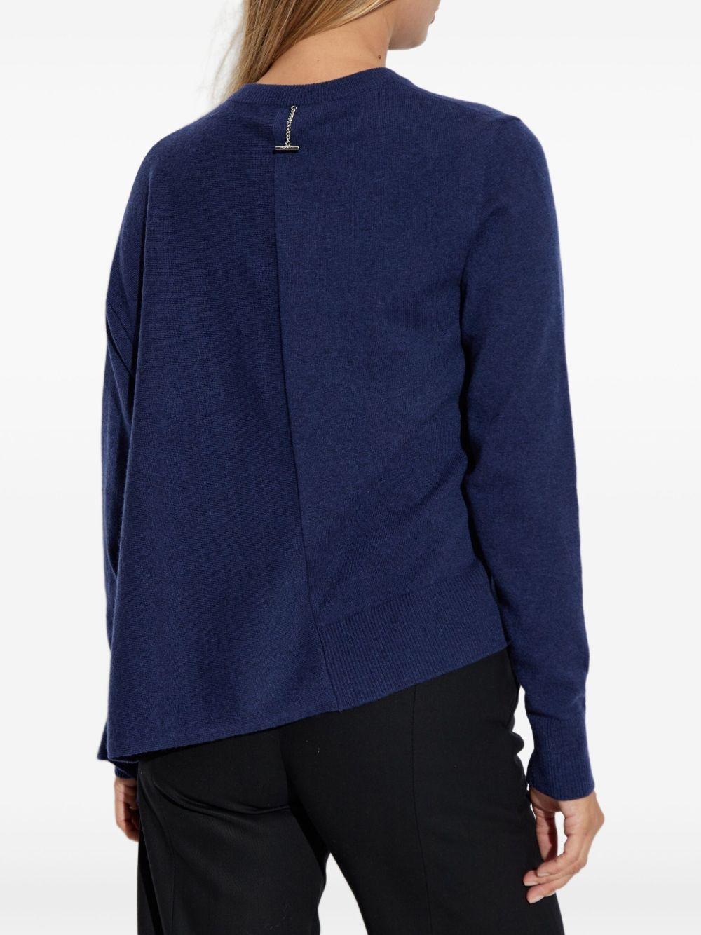 asymmetric cashmere sweater - 4