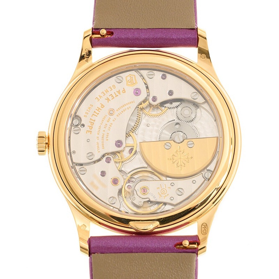Patek Philippe Calatrava Automatic Diamond Purple Dial Ladies Watch 4997-200R-001 - 3