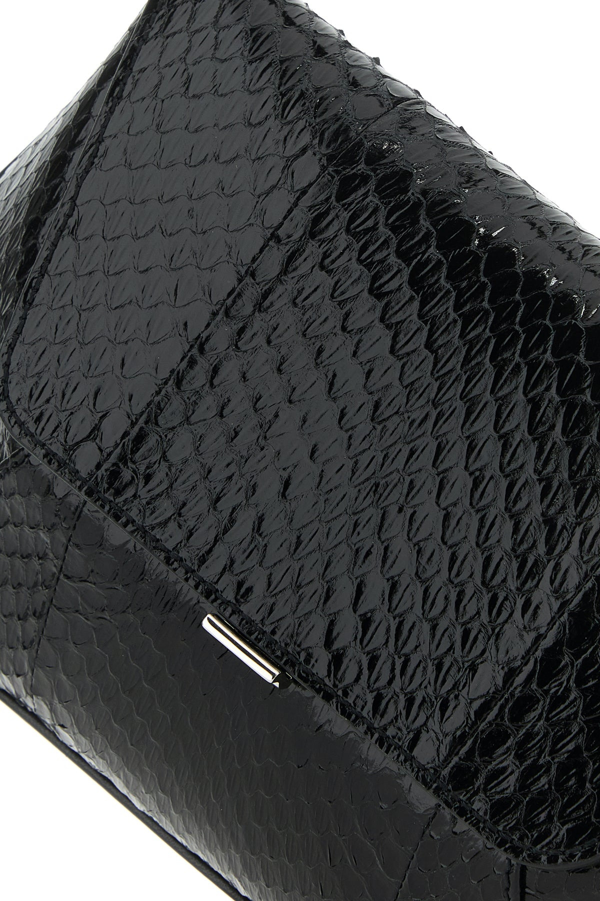 Black leather Ami handbag - 4