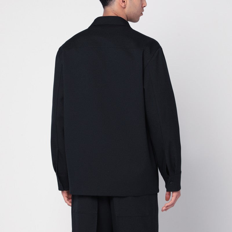 Jil Sander Midnight Blue Lightweight Jacket In Technical Gabardine Men - 2