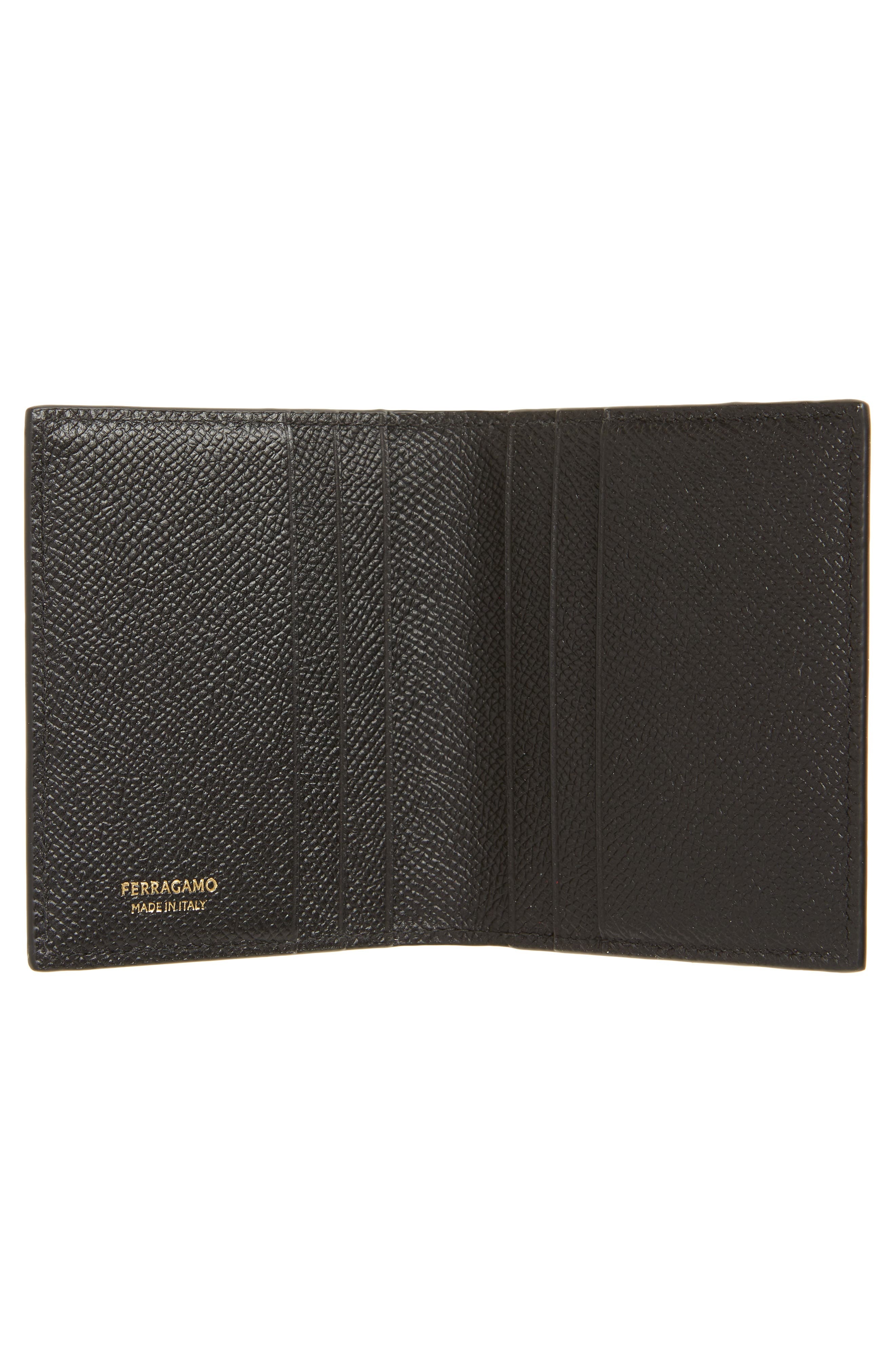 Double Gancio Tall Leather Wallet - 2