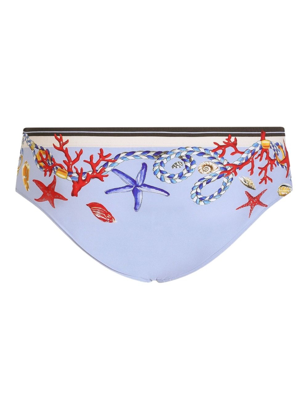 shell-print swimming trunks - 2
