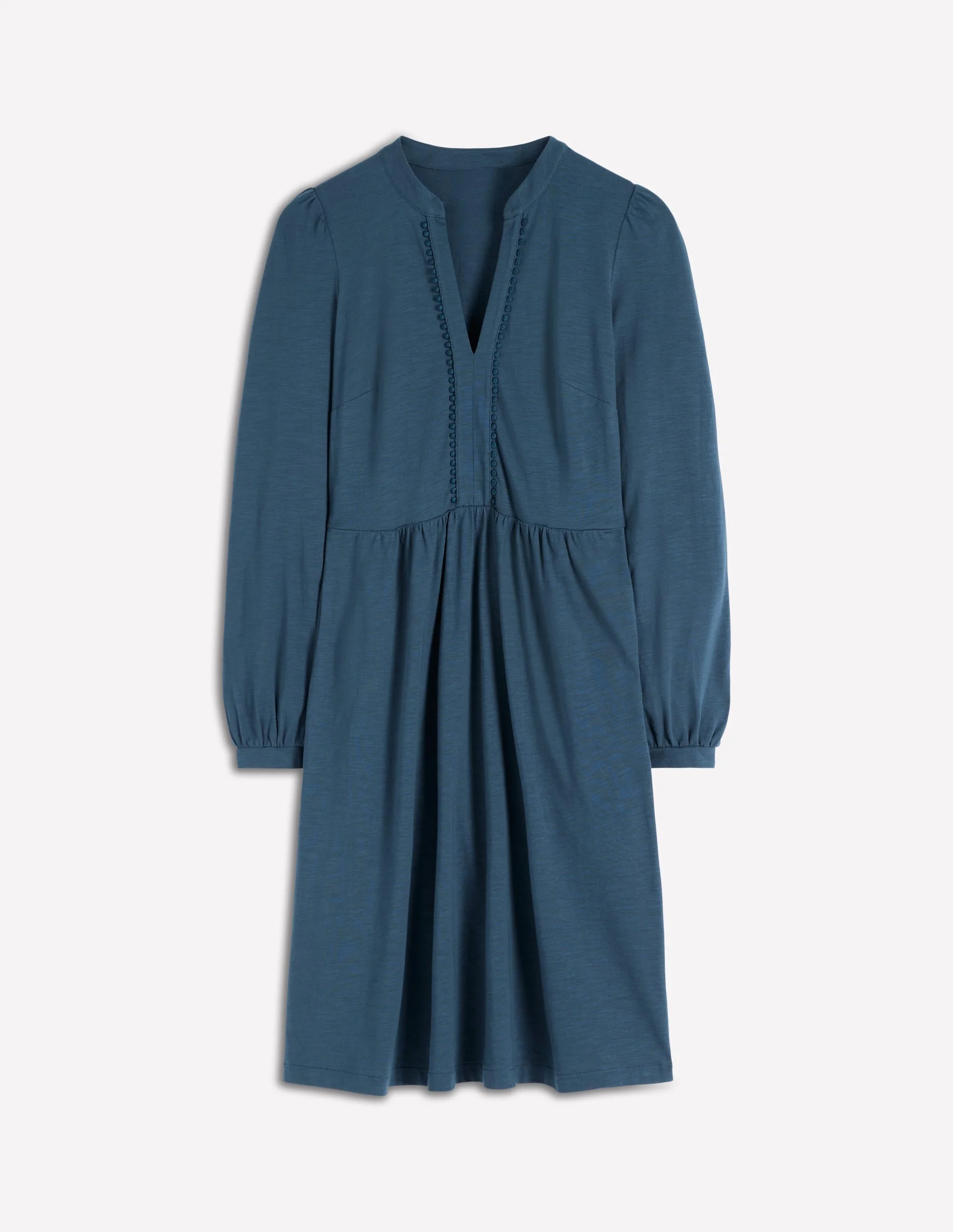 Naomi Relaxed Jersey Dress-Midnight Ocean - 1