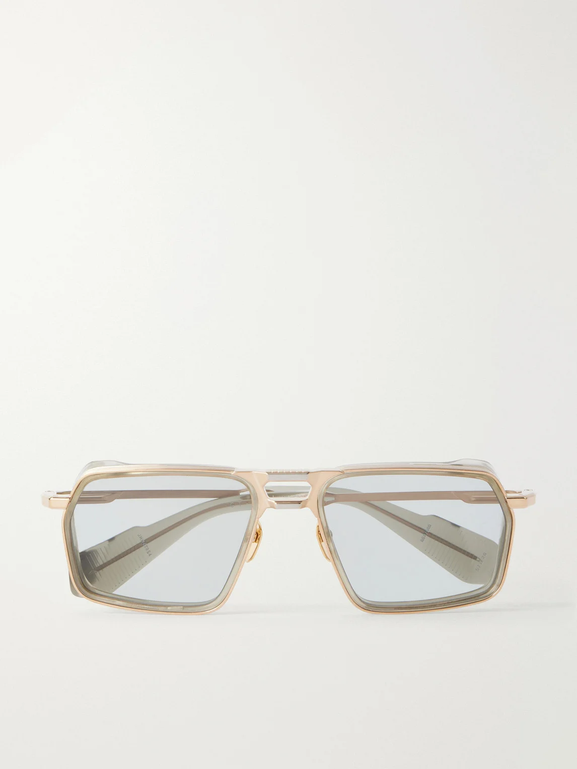 GT-R Aviator-Style Titanium Sunglasses - 1