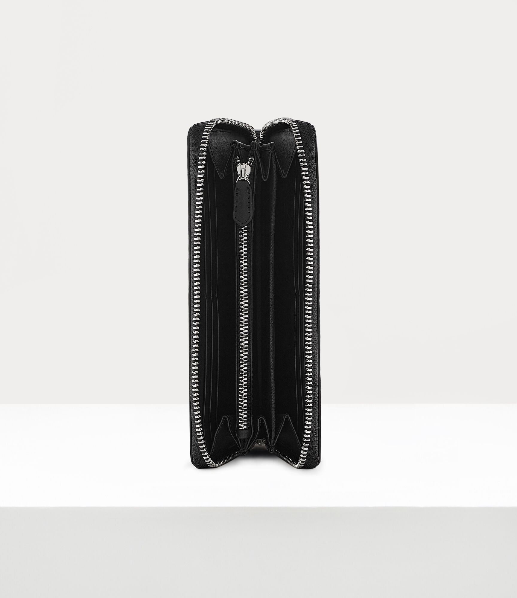 SHINY PATENT ZIP ROUND WALLET - 3