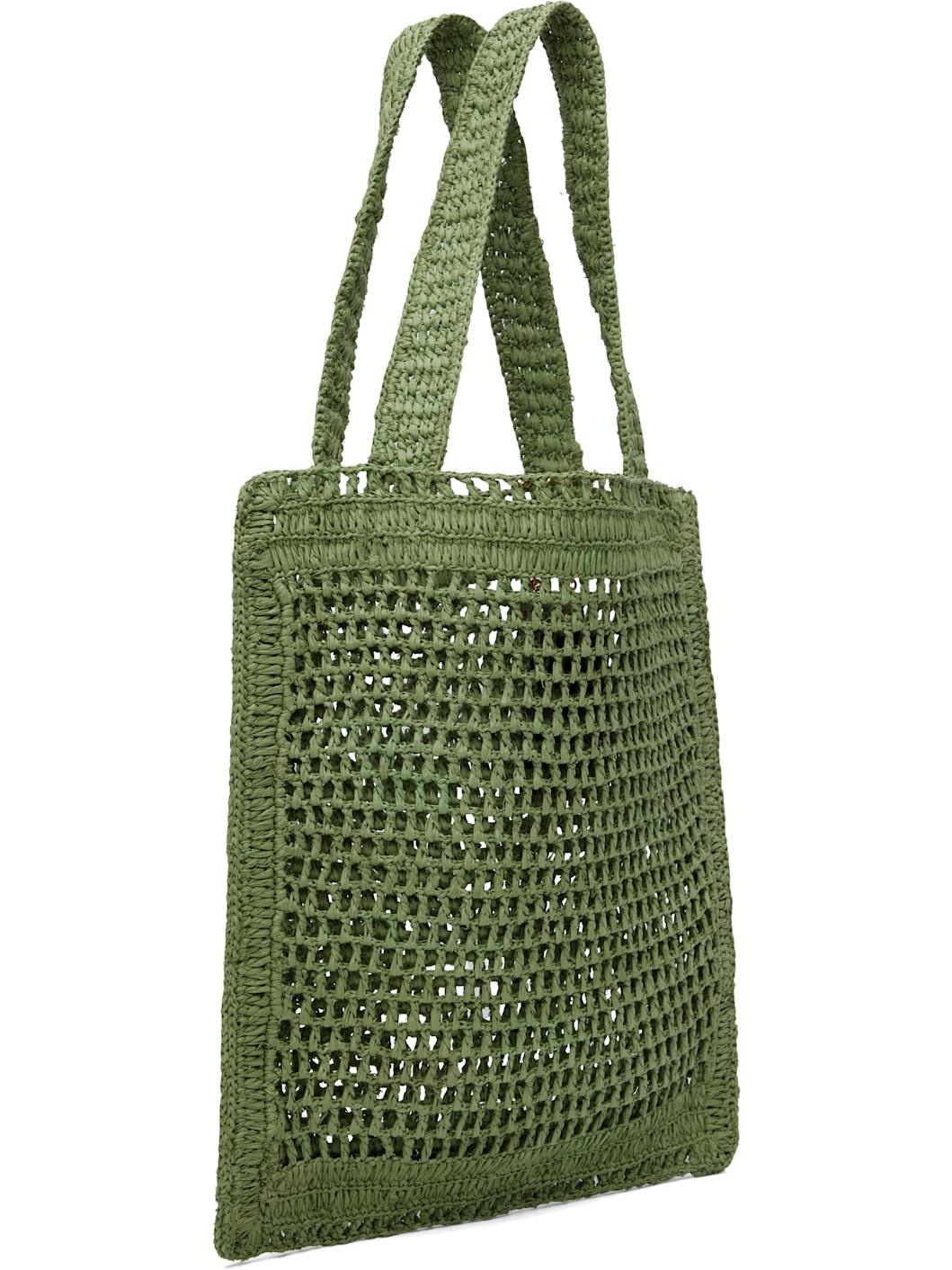 Green Summer Banana Tote - 3