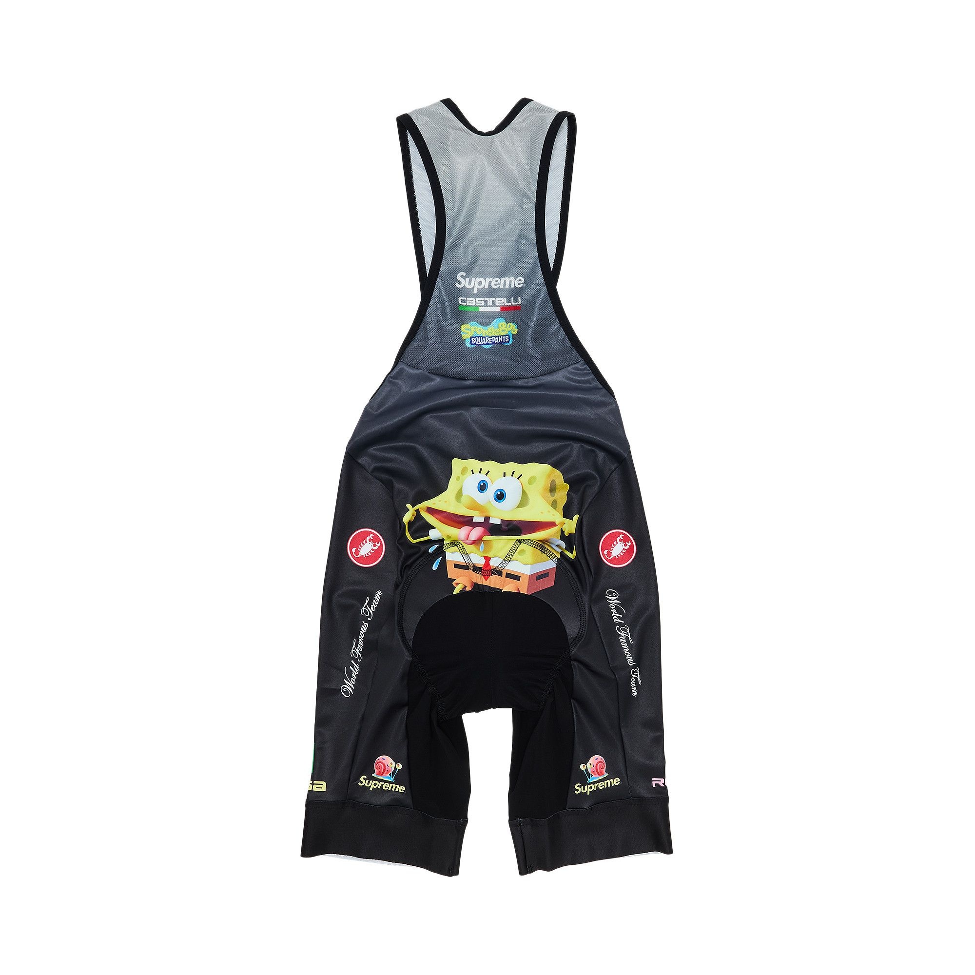 Supreme x Spongebob Squarepants x Castelli Cycling Bib 'Black' - 2