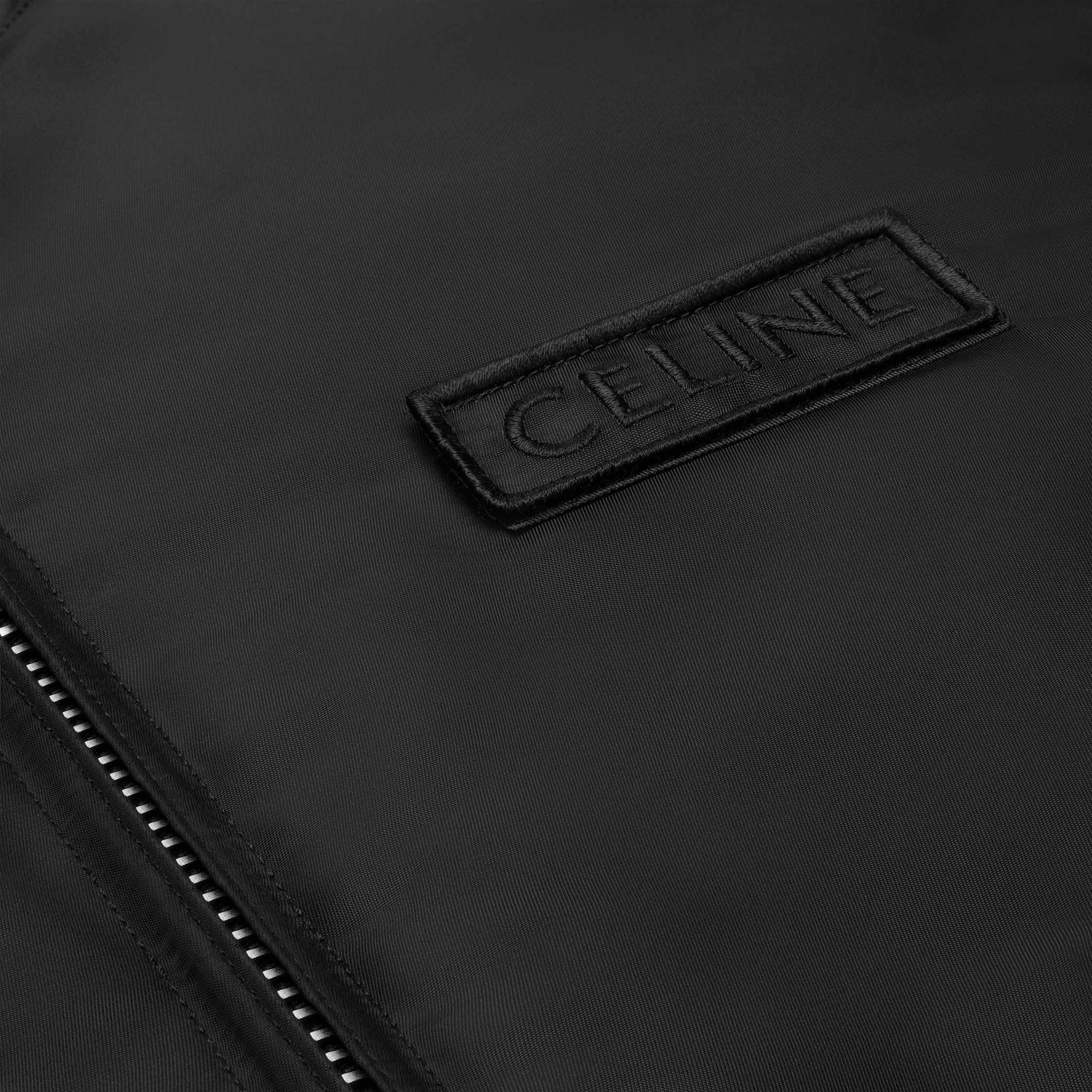 celine bomber jacket in nylon twill - 4