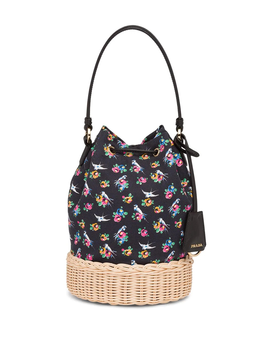 Prada Plage wicker bucket bag - 3