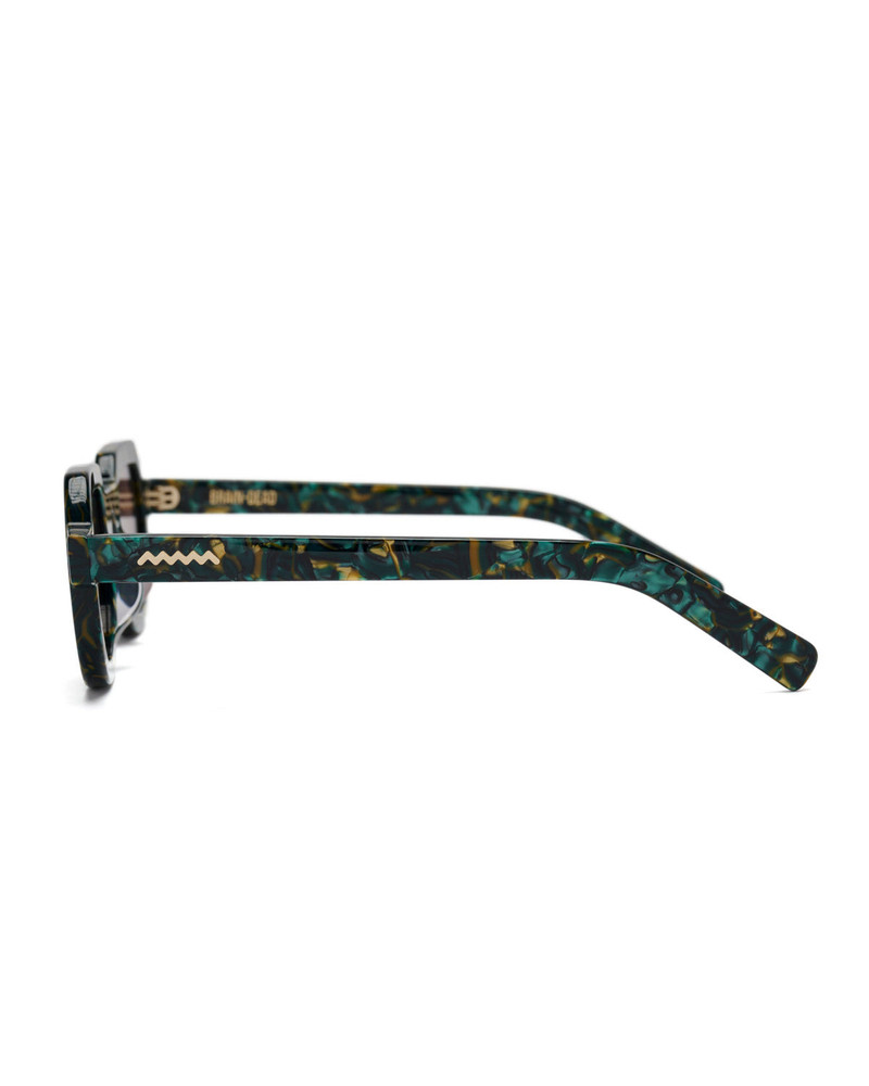 BRAIN DEAD Tani Post Modern Primitive Eye Protection - Green Granite outlook