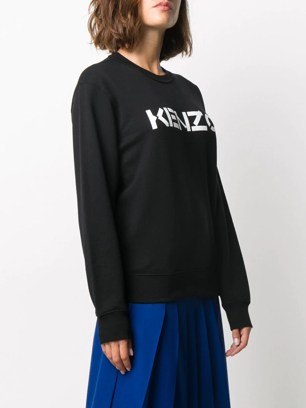 logo print sweatshirt - 3