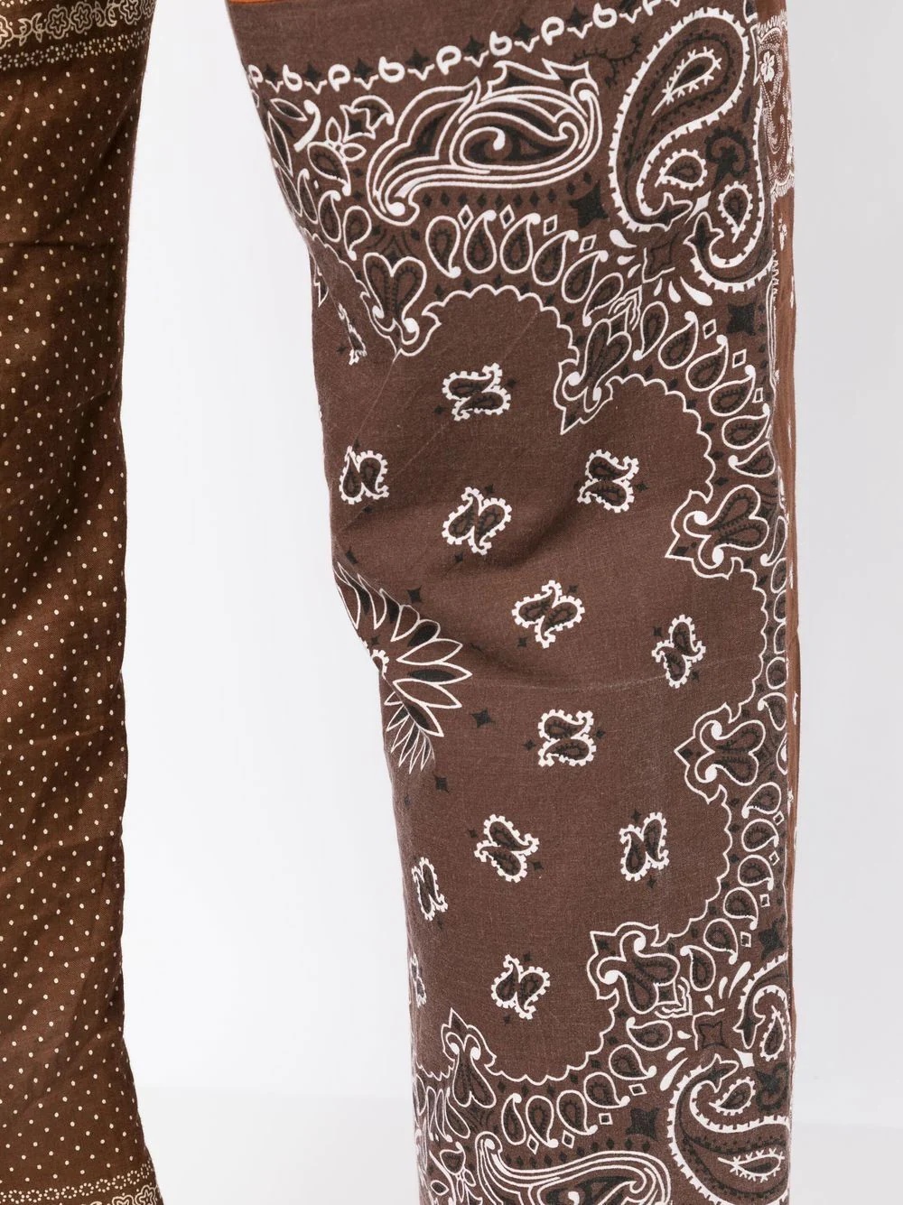 patchwork bandana-print trousers - 5