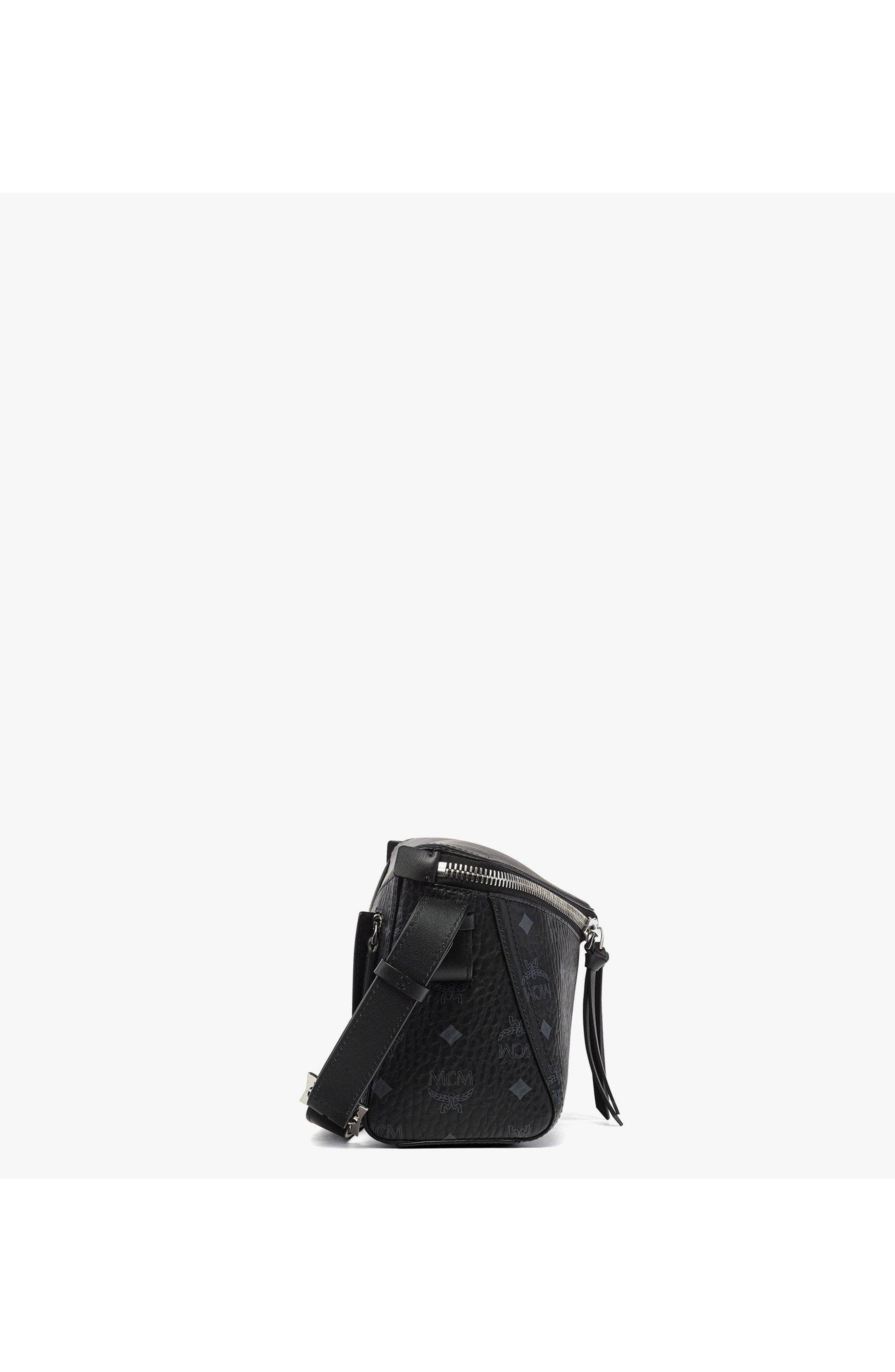 MCM Diamant 3D Shoulder Bag in Visetos Leather Mix in Black at Nordstrom - 3