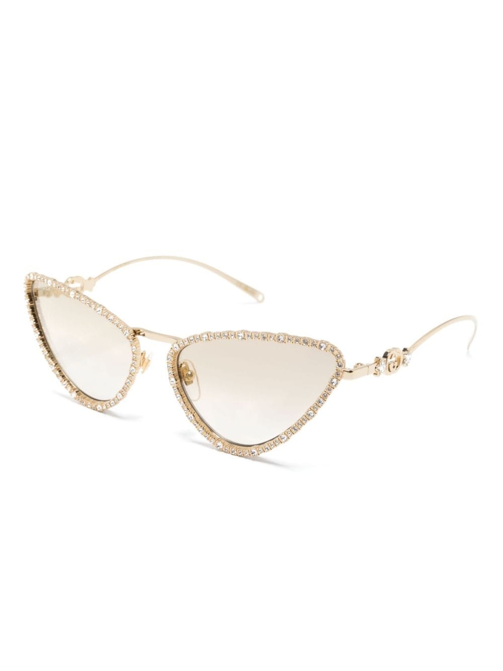 crystal-embellished cat-eye sunglasses - 2