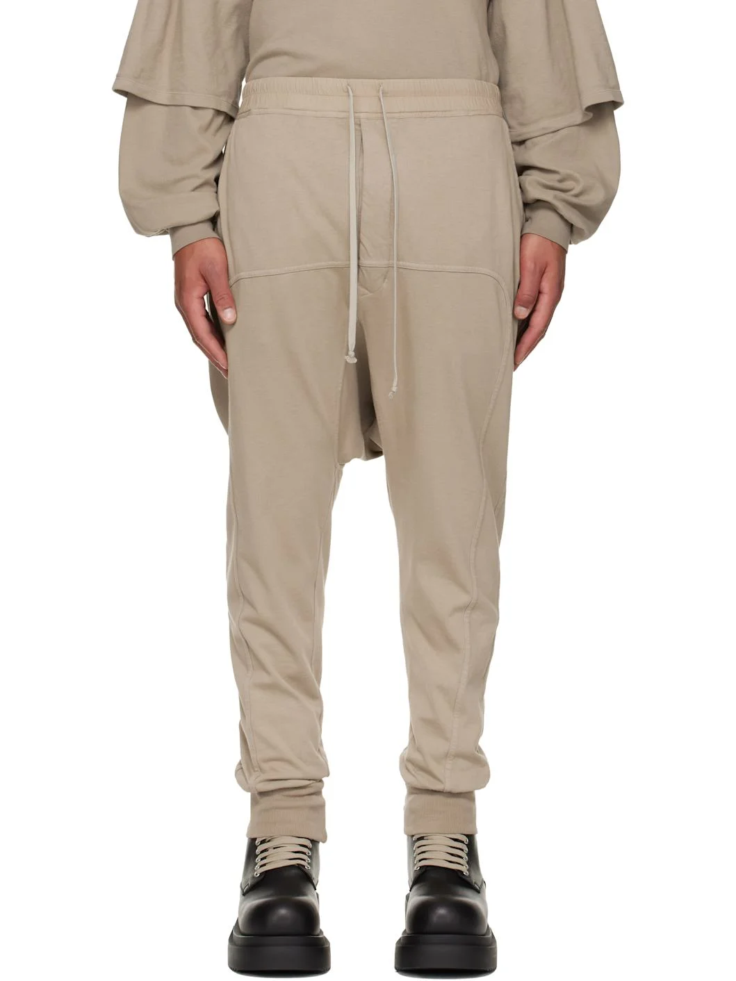 Taupe Concordians Drawstring Sweatpants - 1