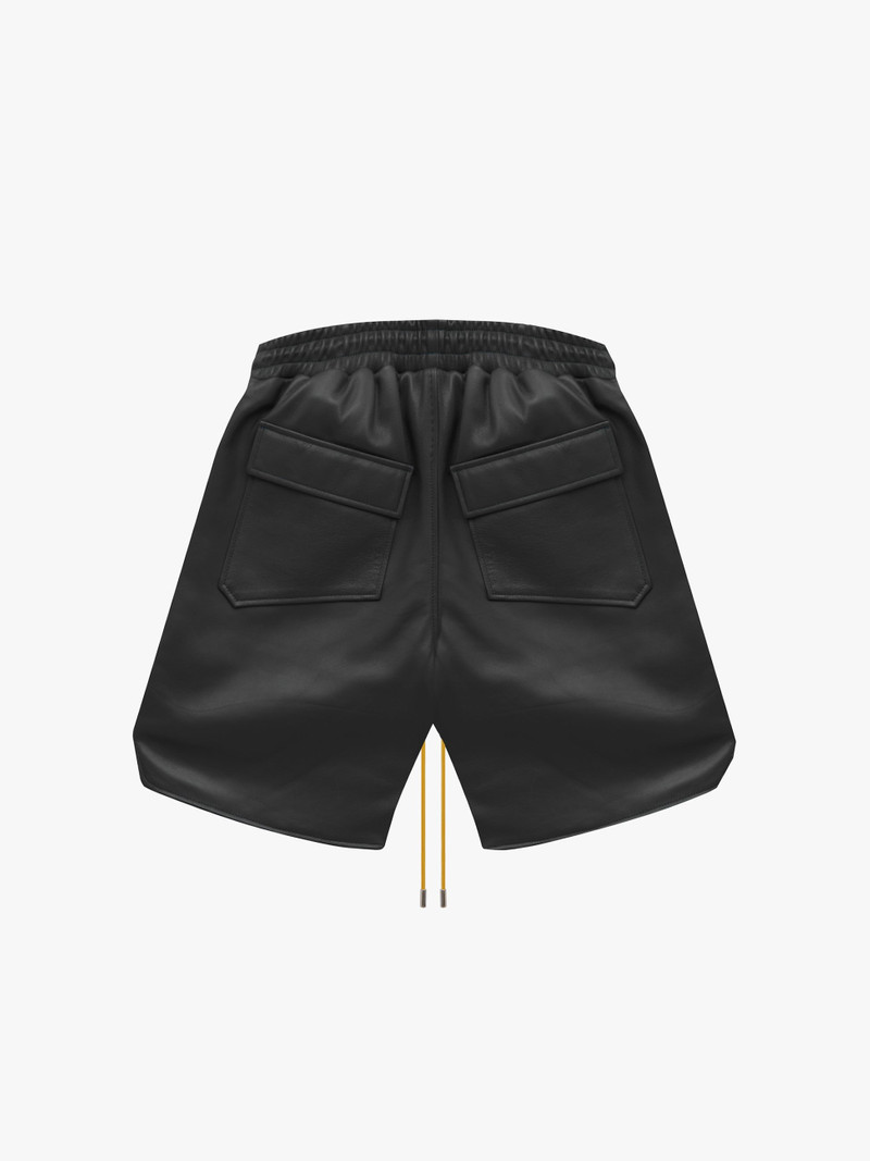 RH LOGO SHORTS - LEATHER 3