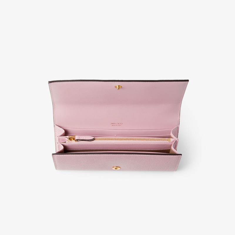 JIMMY CHOO Martina
Rose Lizard Print Wallet outlook