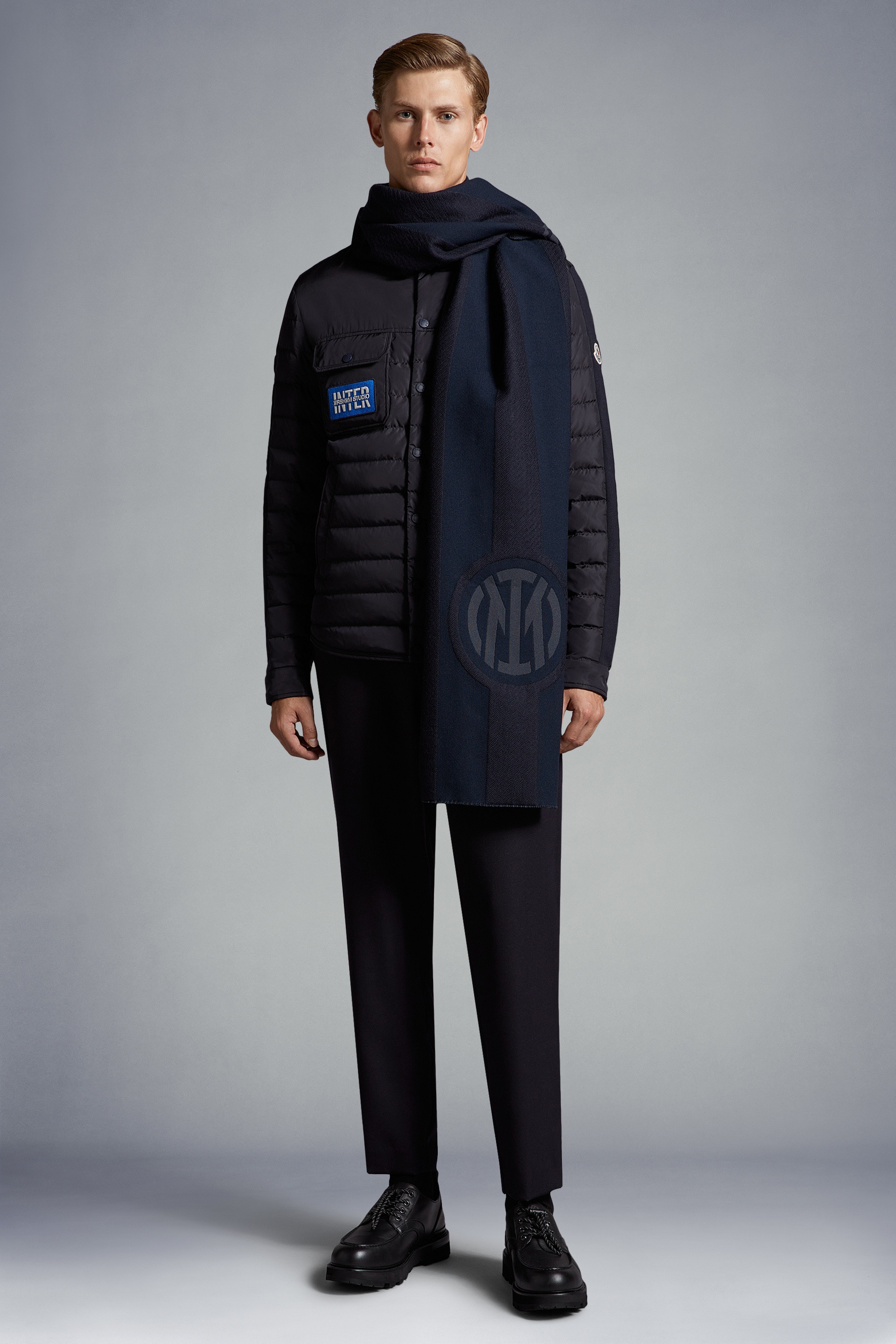 Inter x Moncler Wool Blend Scarf - 2