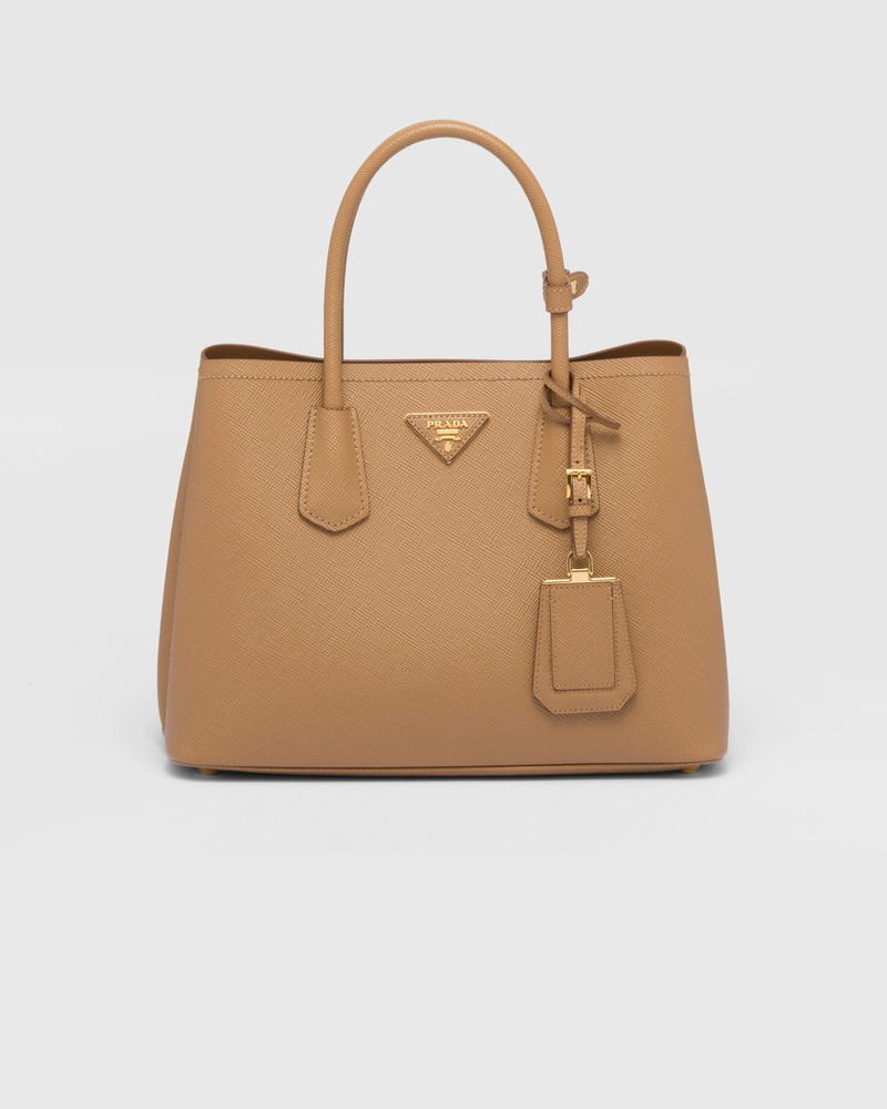 Small Saffiano Leather Double Prada Bag - 1