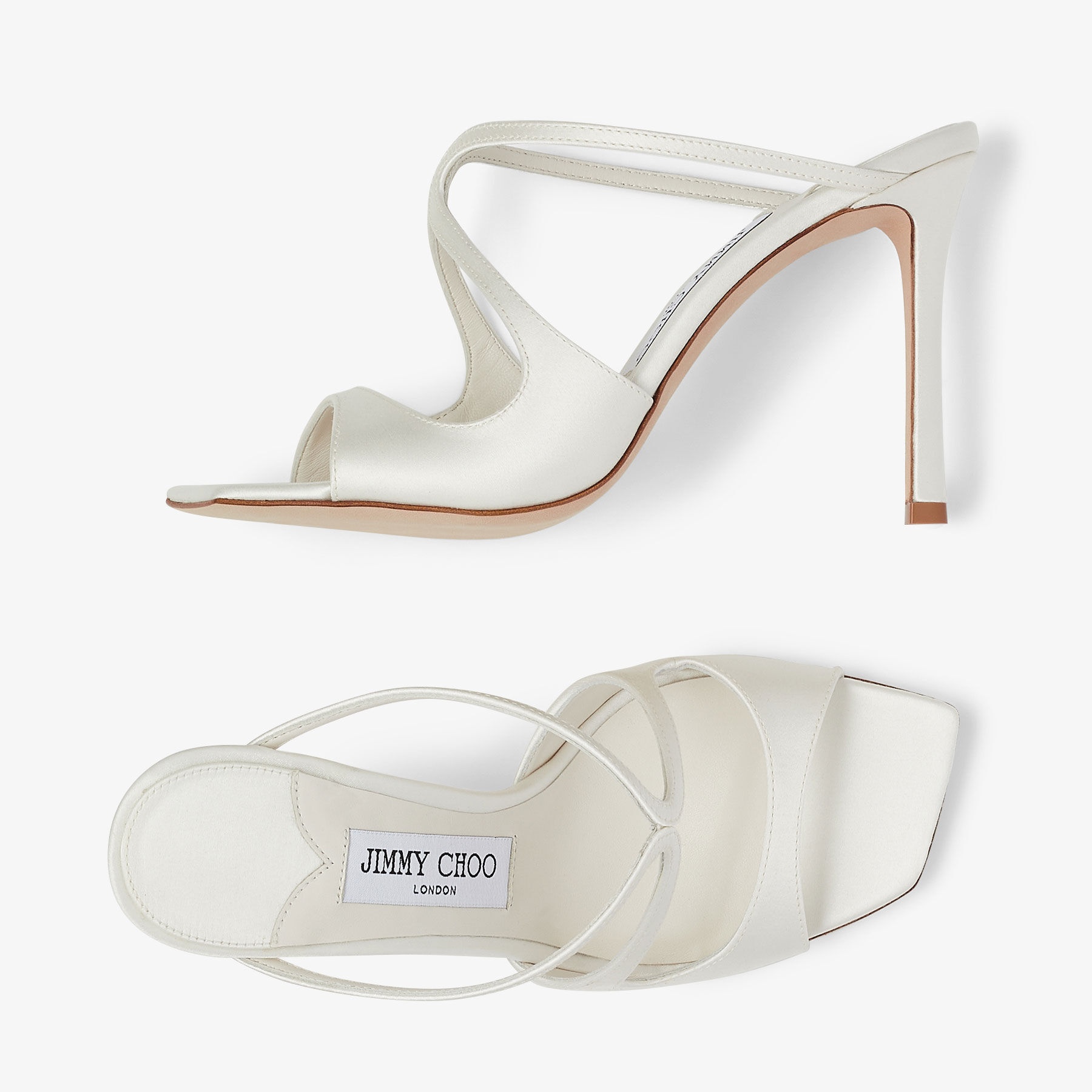 Anise 95
Ivory Satin Mules - 5