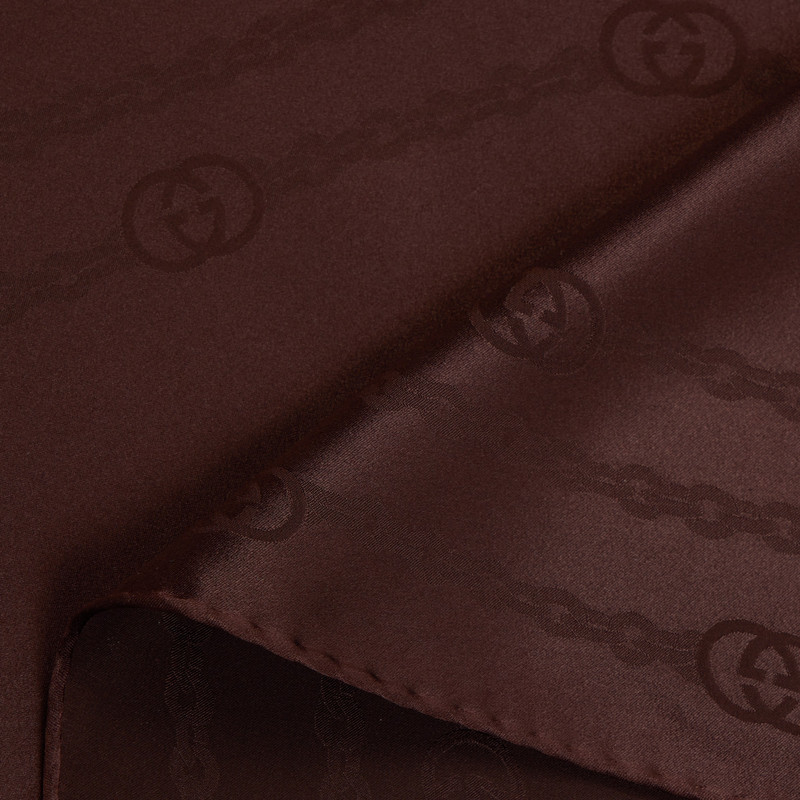 GUCCI Interlocking G chain silk diamond scarf outlook