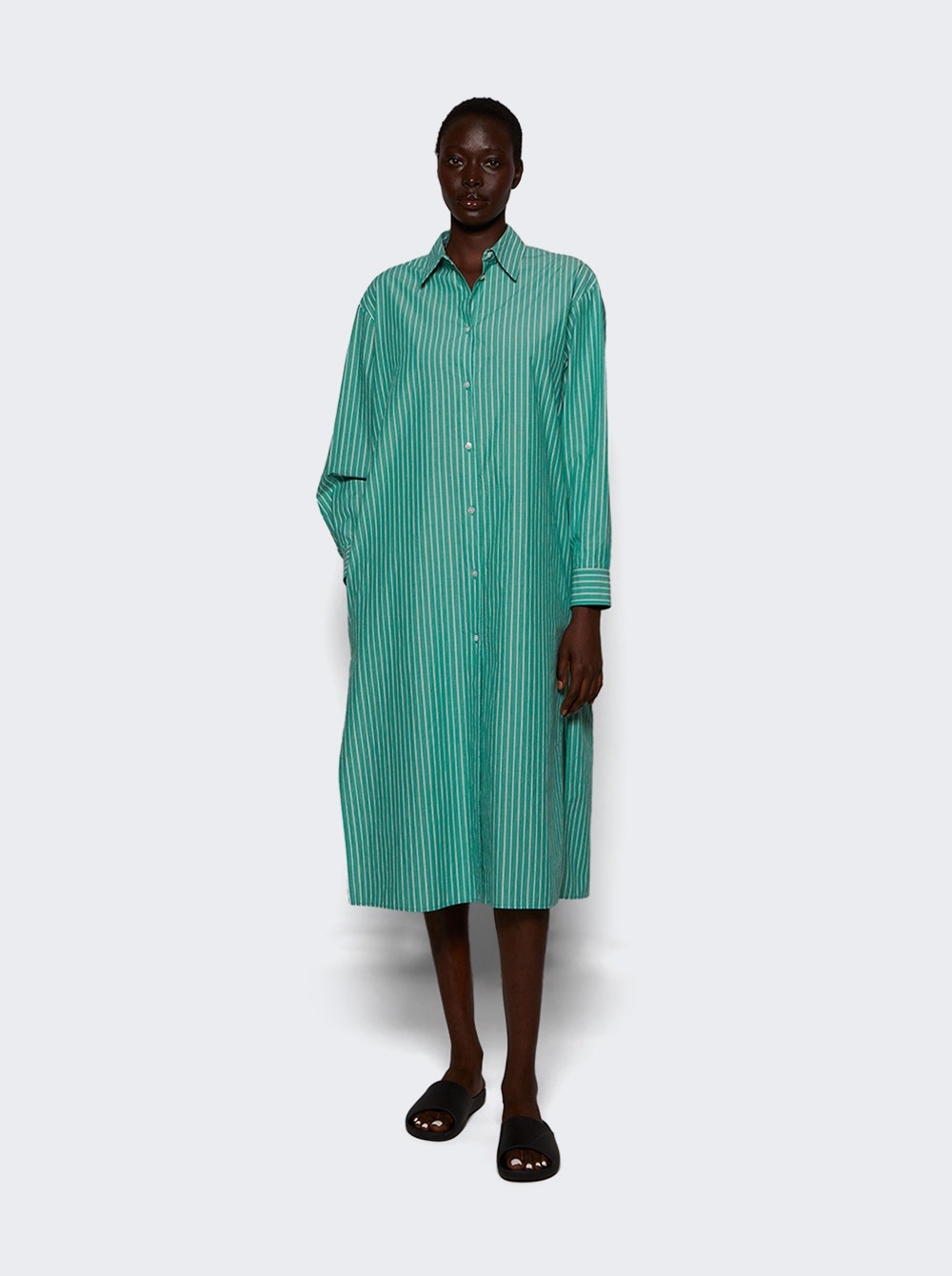 Chihiro Dress Green And White - 5