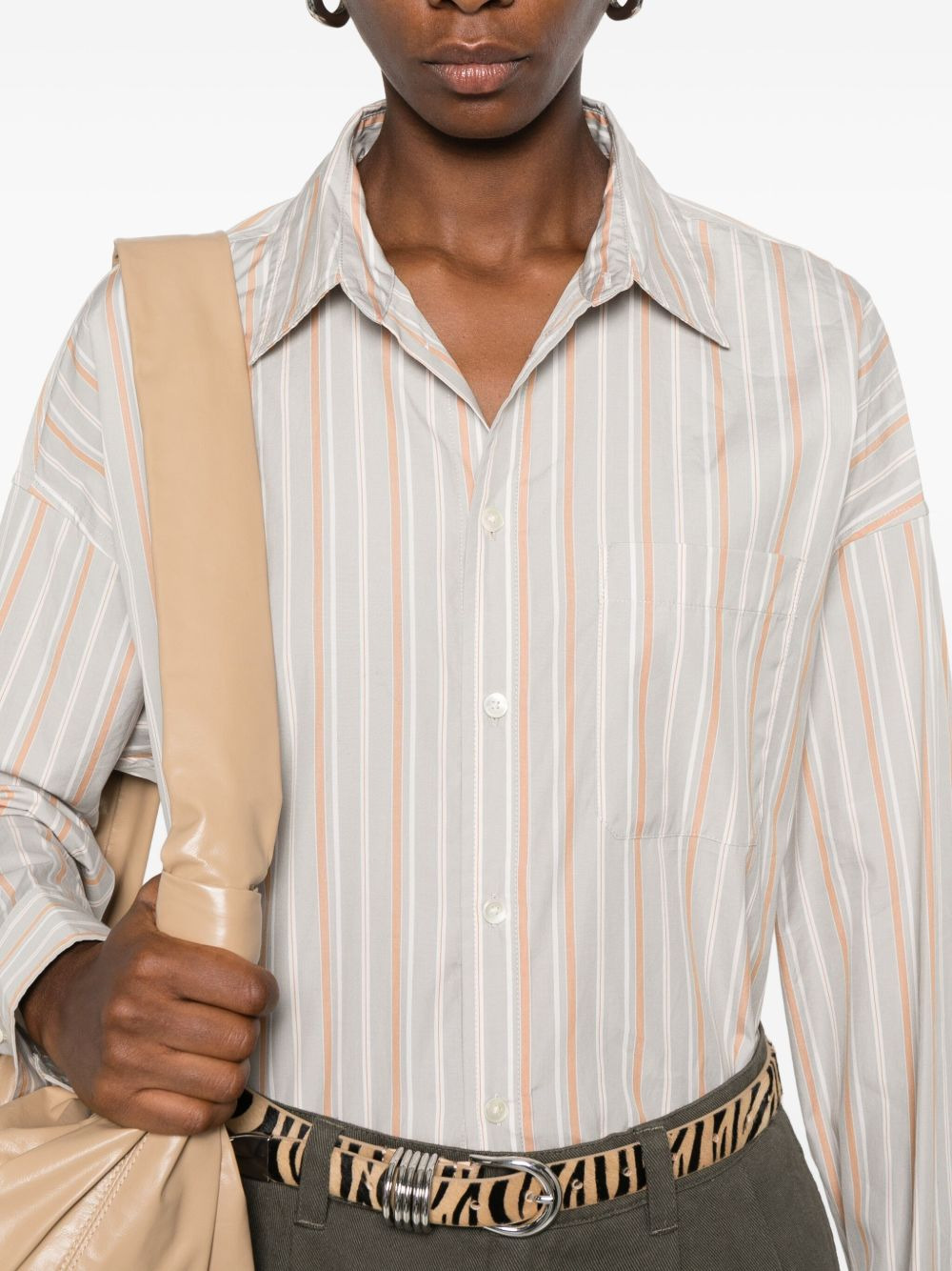 striped long-sleeve shirt - 5