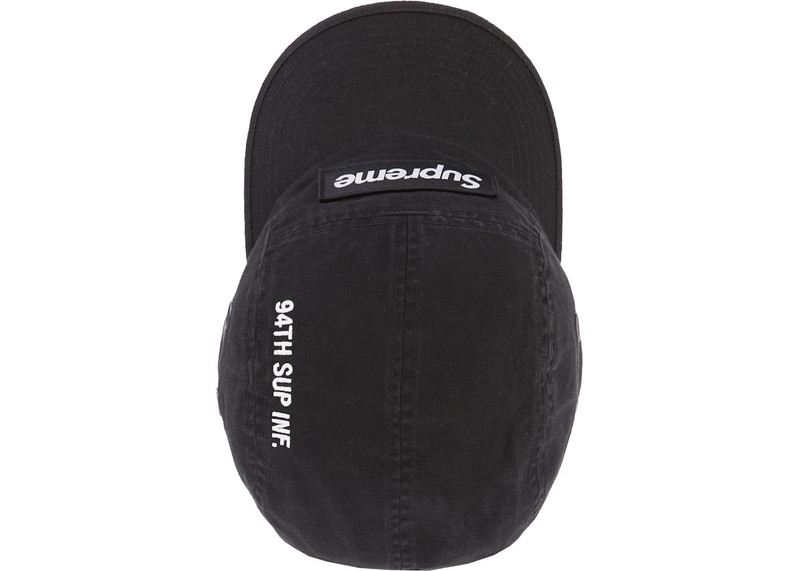 Supreme Supreme Military Camp Cap Cap (FW21) Black outlook