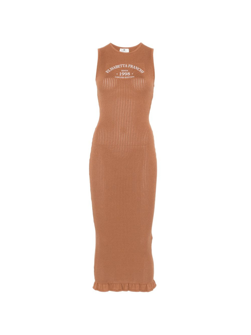 logo-detail midi dress 1