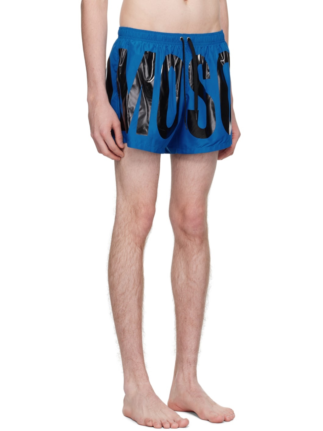 Blue Printed Swim Shorts - 2