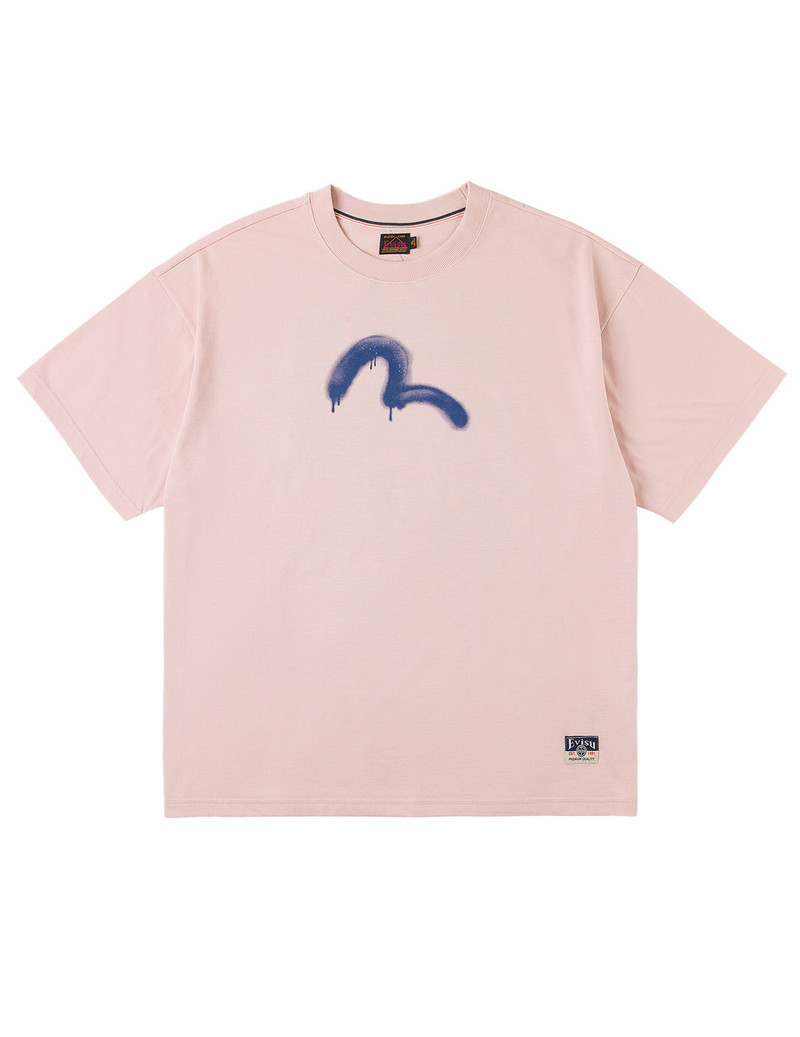 EVISU Angel Graffiti Slogan T-shirt outlook