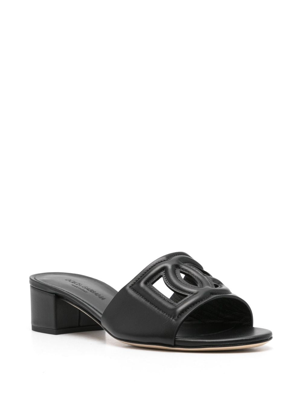 Dolce & Gabbana Women Dg Logo Leather Sandals - 4