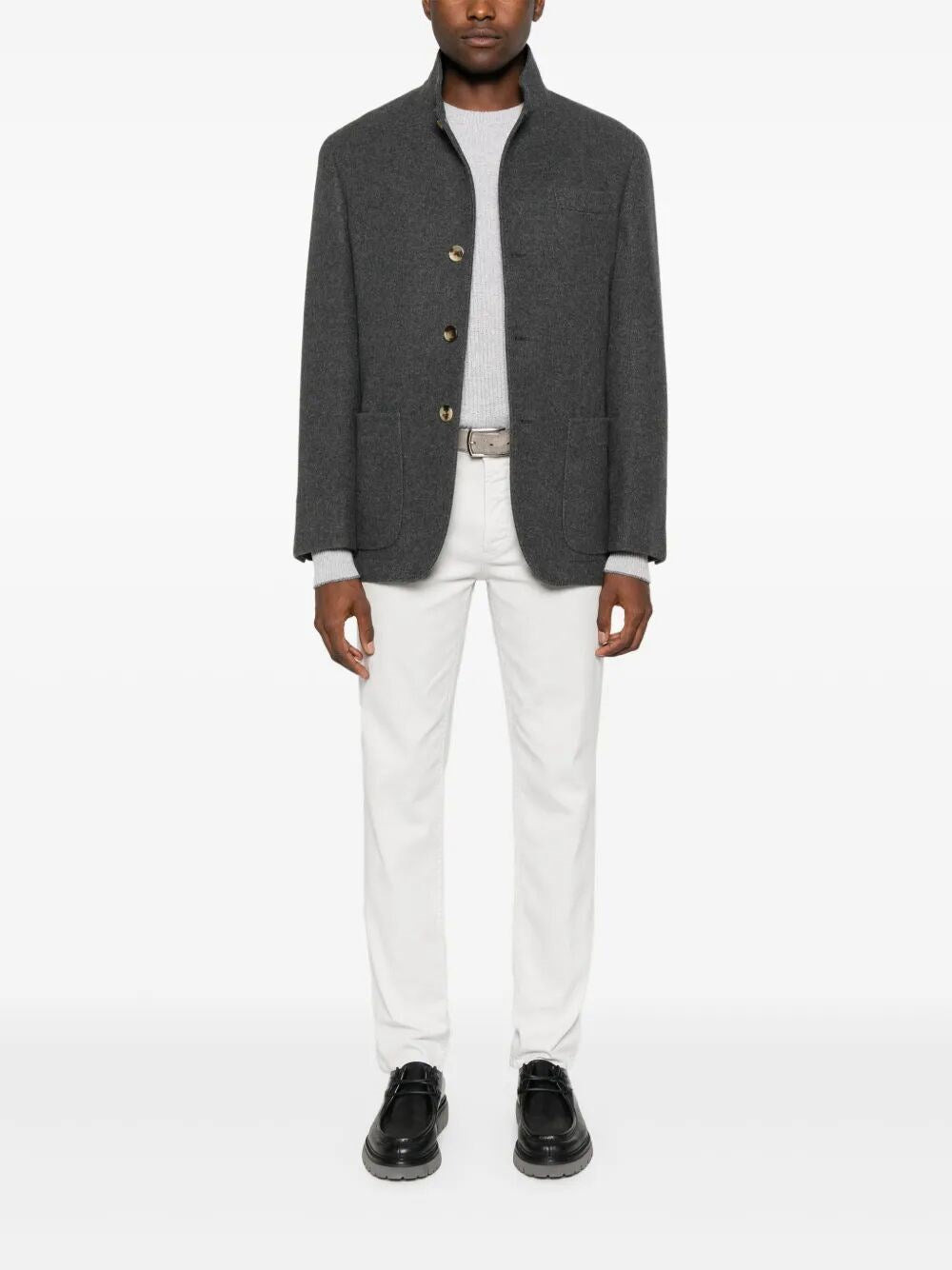 Brunello Cucinelli Men Dyed Denim Pants - 3